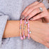 Einhorn Pink | Silber | Meerjungfrau Glasperlenarmband